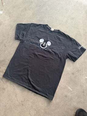 Disney Tech Mickey Mouse Power Button Graphic T-Shirt